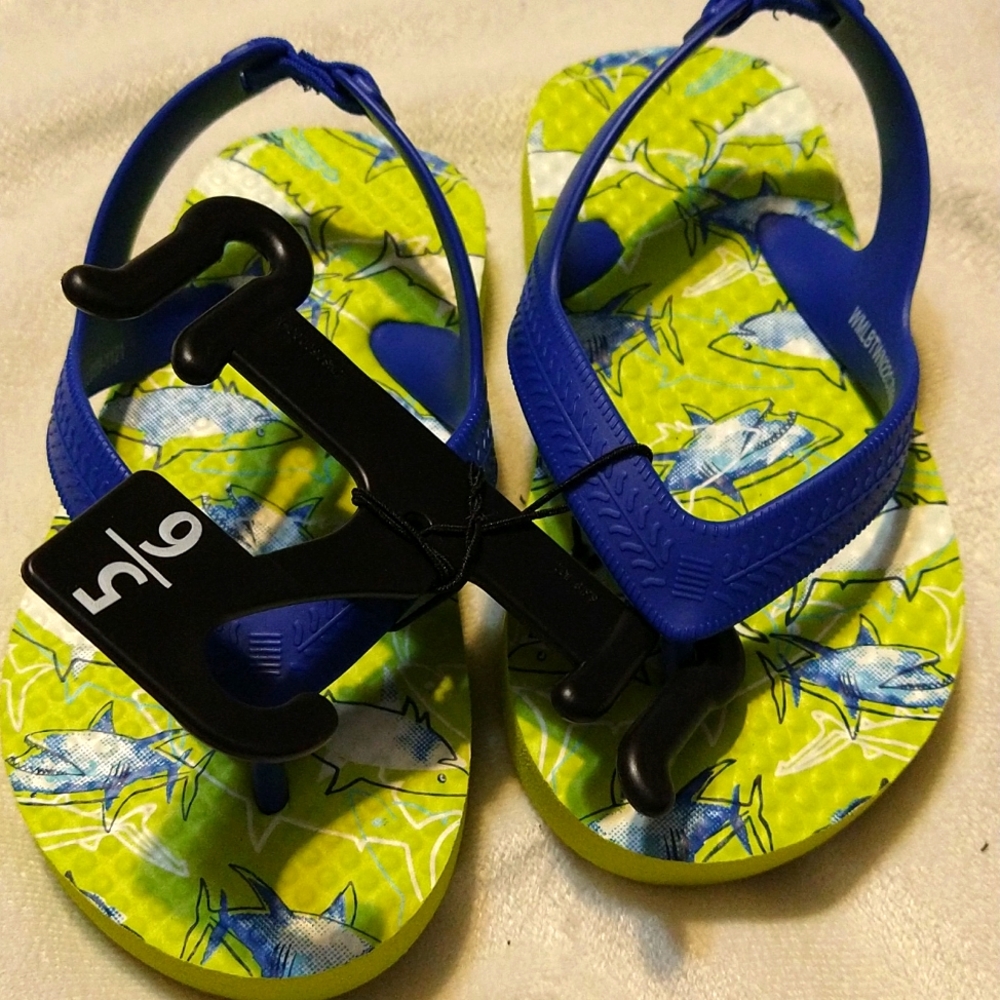 Wonder Boy  Shark Boys Sandals 5/6
